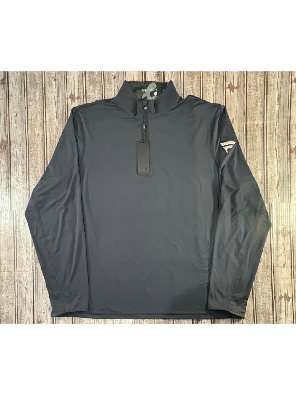 GREYSON Golf Lightweight 1/4 Zip Size 2XLarge color shepherd NWT "F" embroided